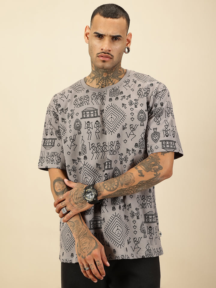 Tribal Rhythm - Grey