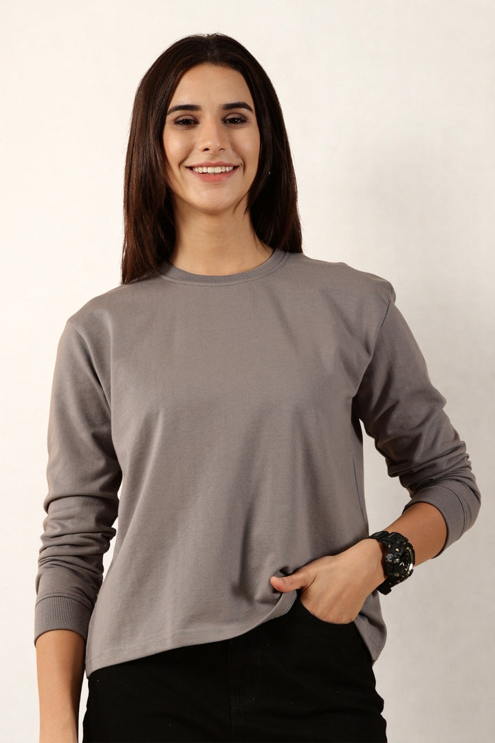 Grey Full-Sleeve for Women