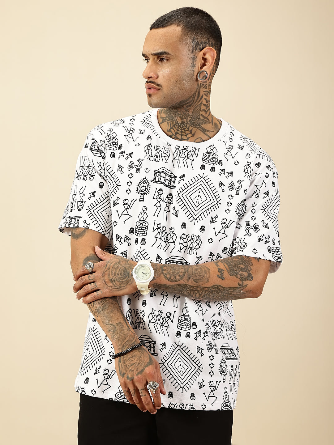 Tribal Rhythm - White