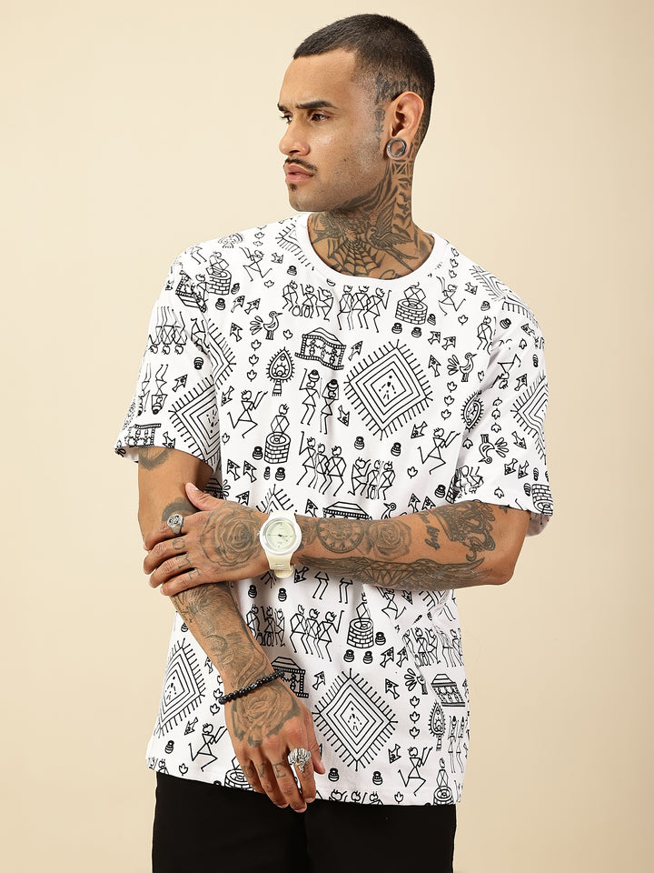 Tribal Rhythm - White