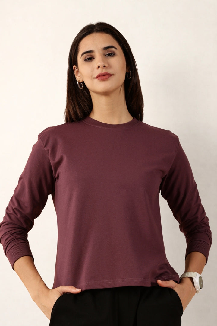 Mauve Full-Sleeve for Women