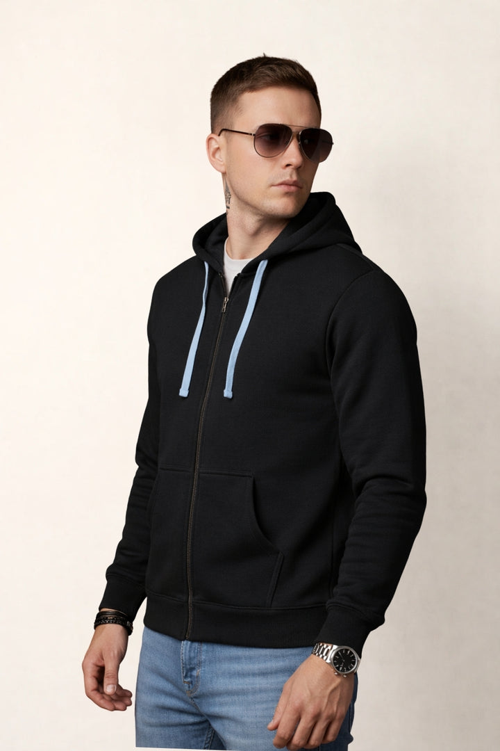 Black Full-Sleeve Hoodie
