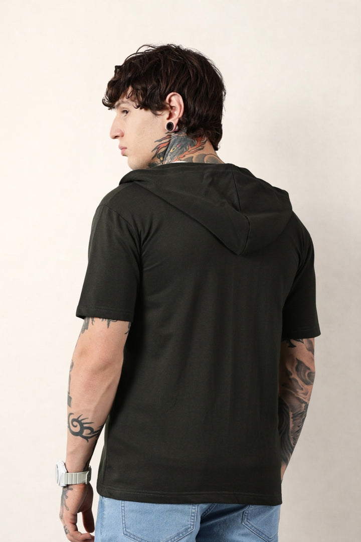 Olive Zip Hoodie