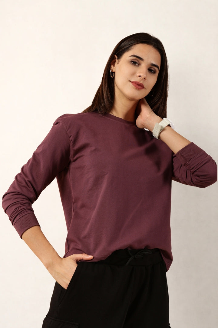 Mauve Full-Sleeve for Women
