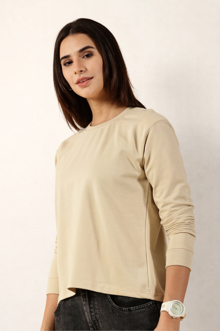 Cream Full-Sleeve for Women