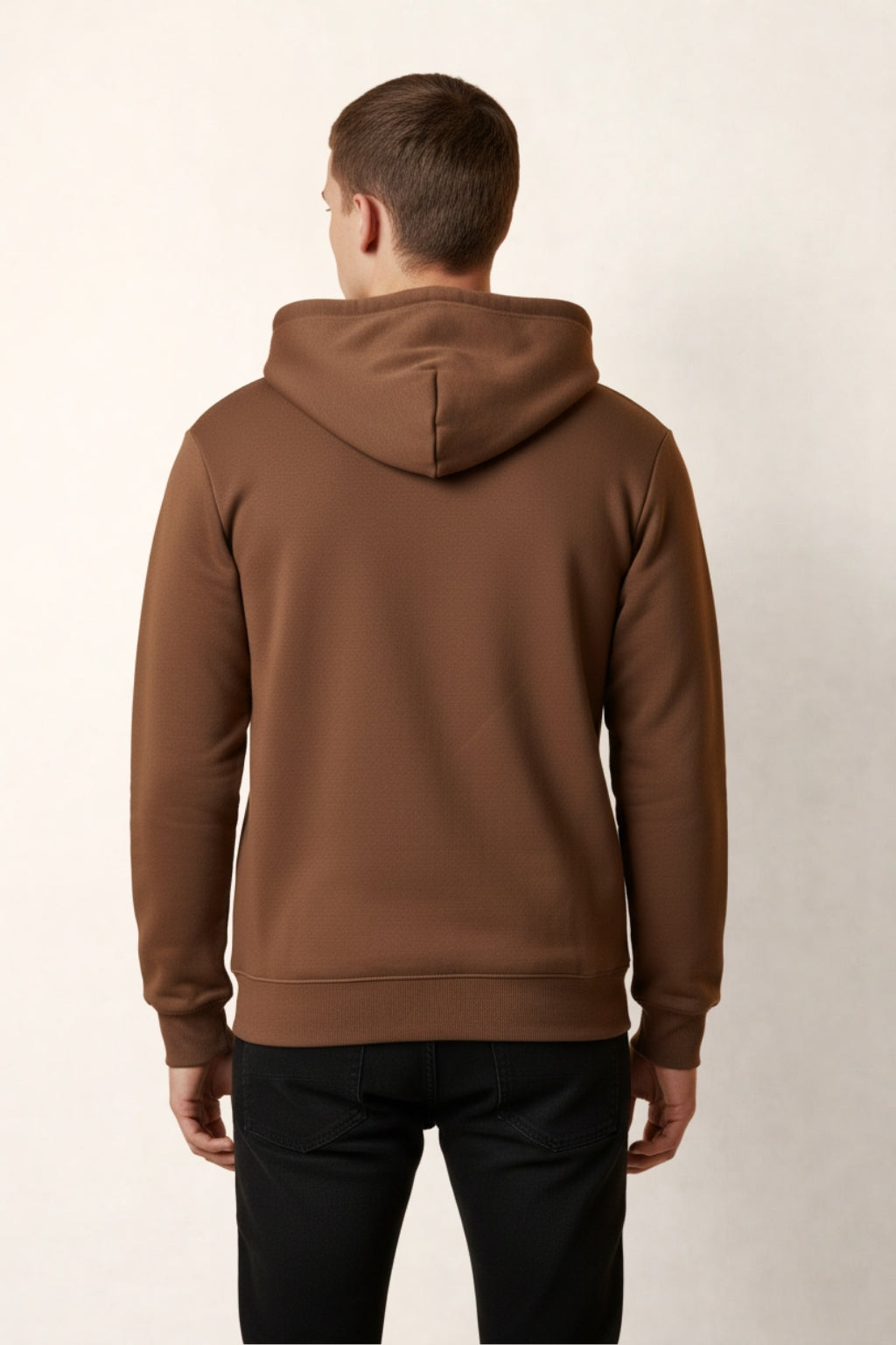 Brown Full-Sleeve Hoodie