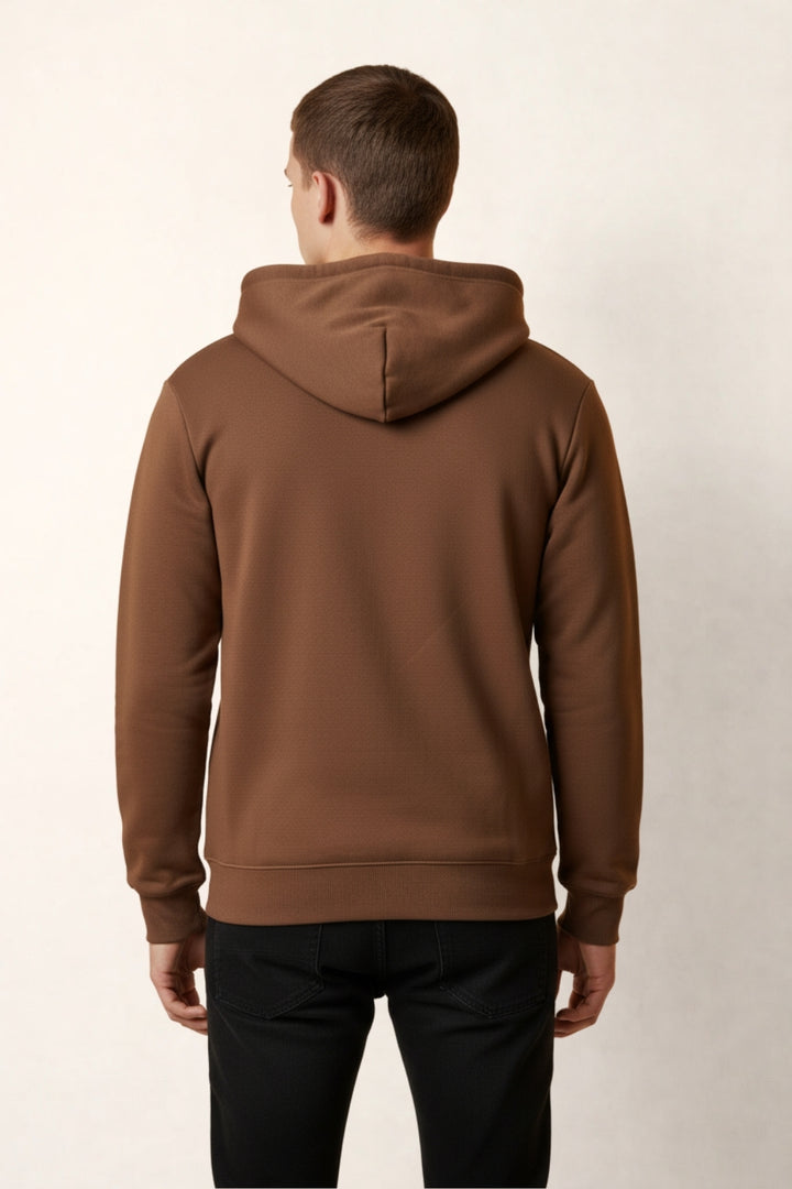 Brown Full-Sleeve Hoodie