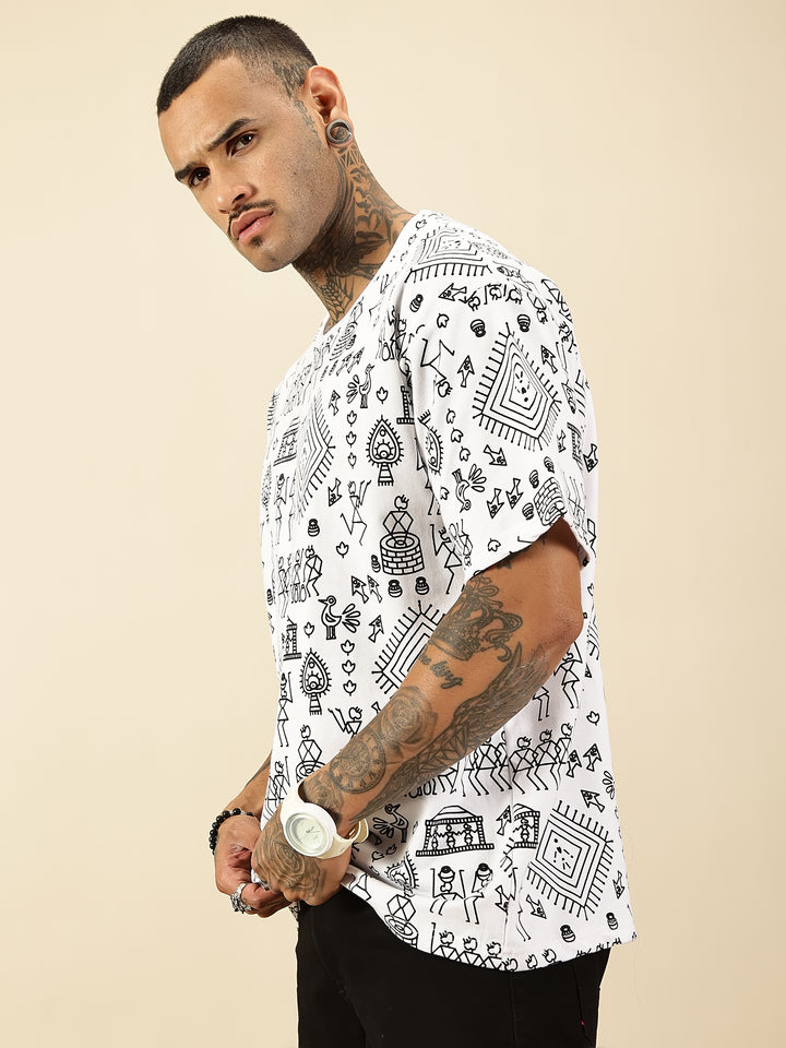 Tribal Rhythm - White