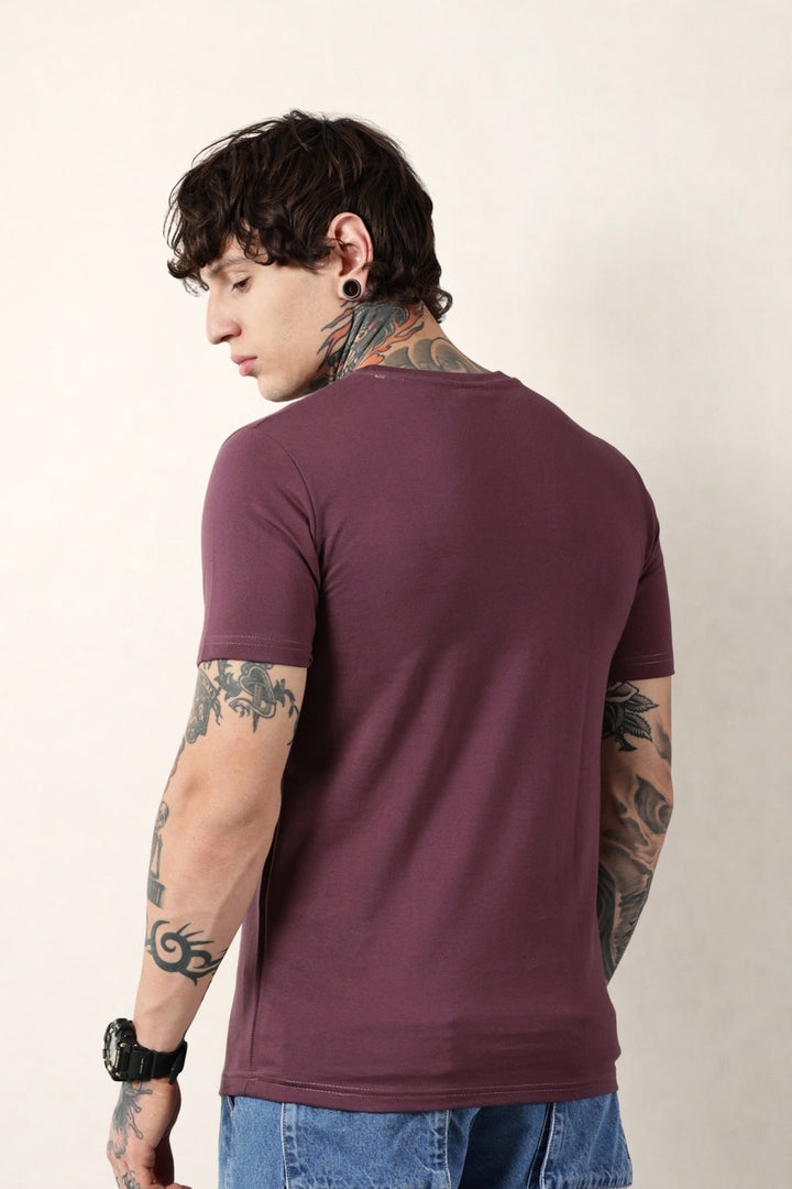 Mauve Round Neck