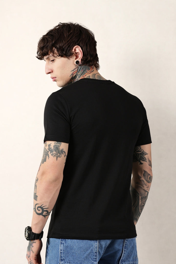 Black Round Neck