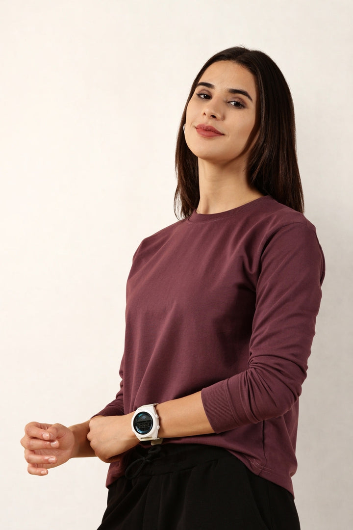 Mauve Full-Sleeve for Women
