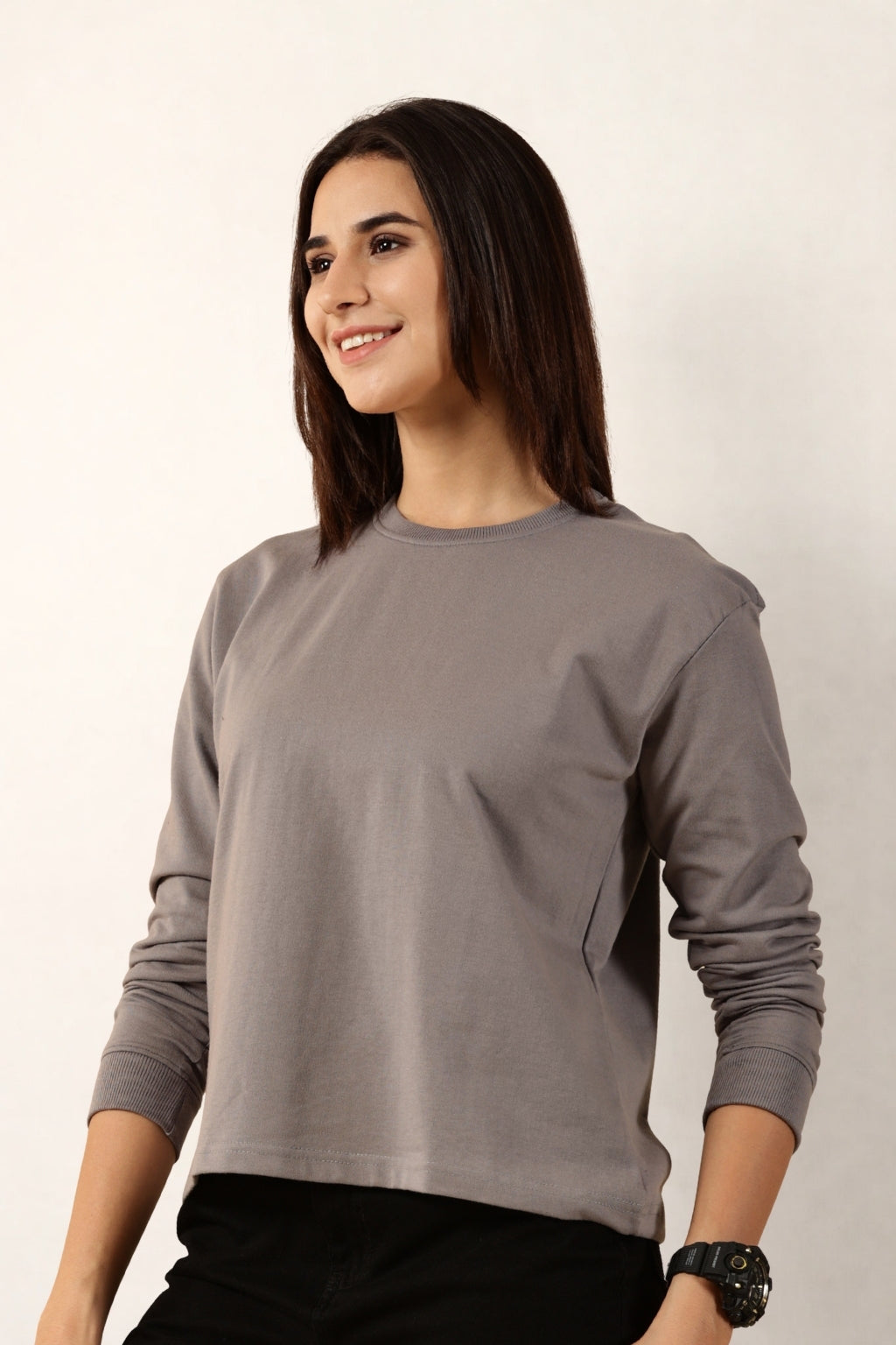 Grey Full-Sleeve for Women