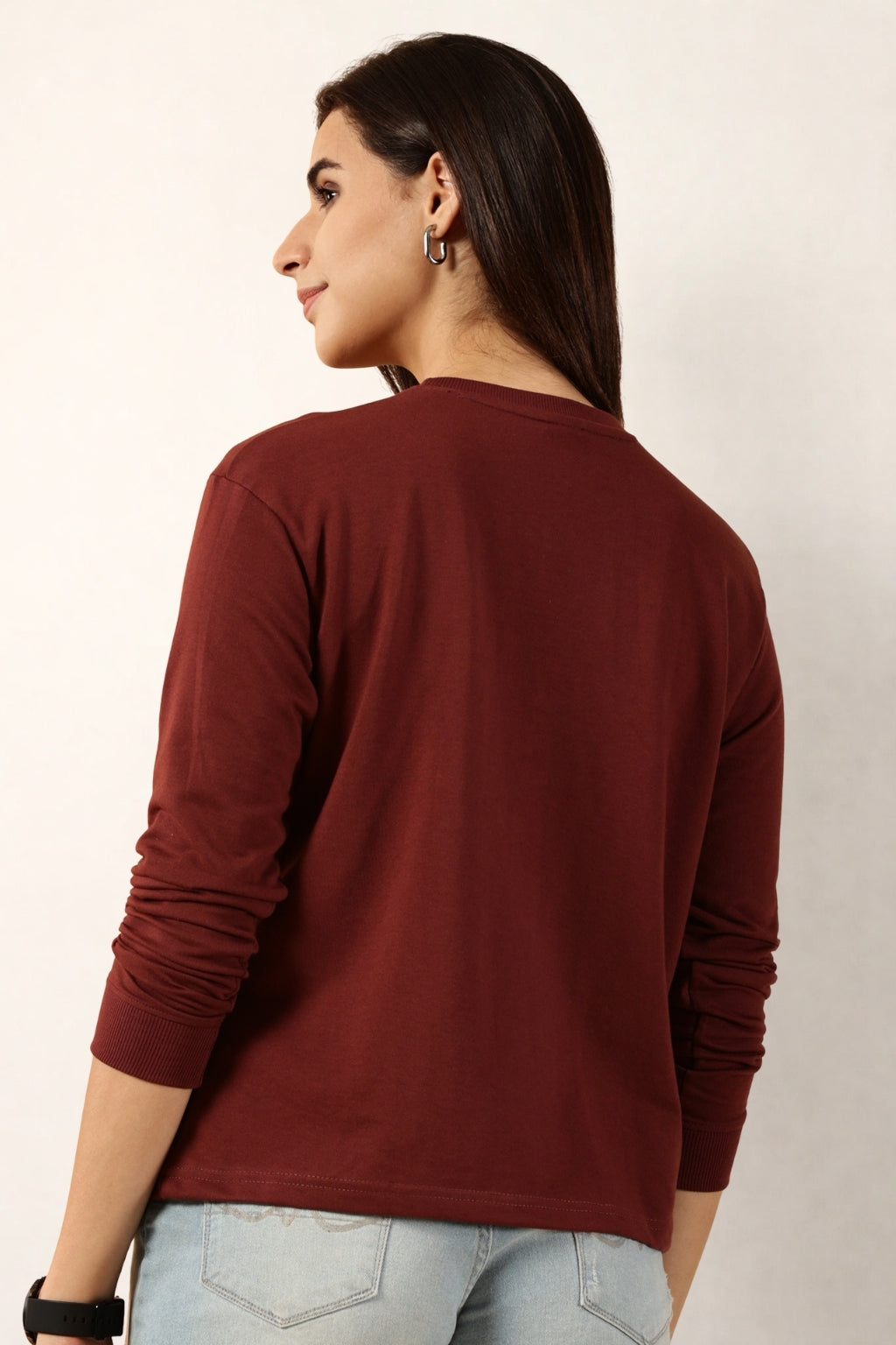 Maroon Full-Sleeve for Women