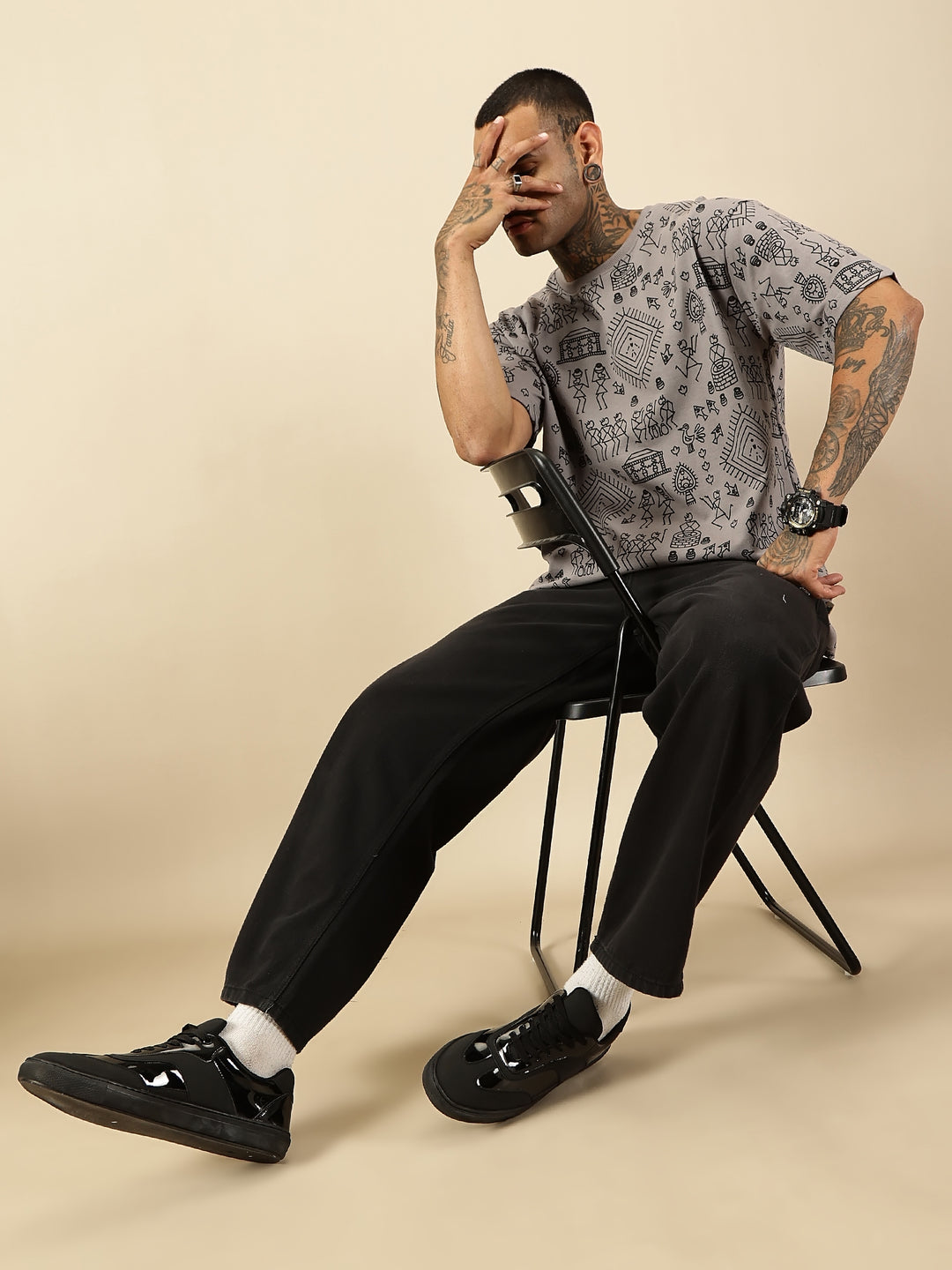 Tribal Rhythm - Grey