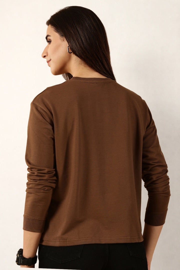 Brown Full-Sleeve for Women