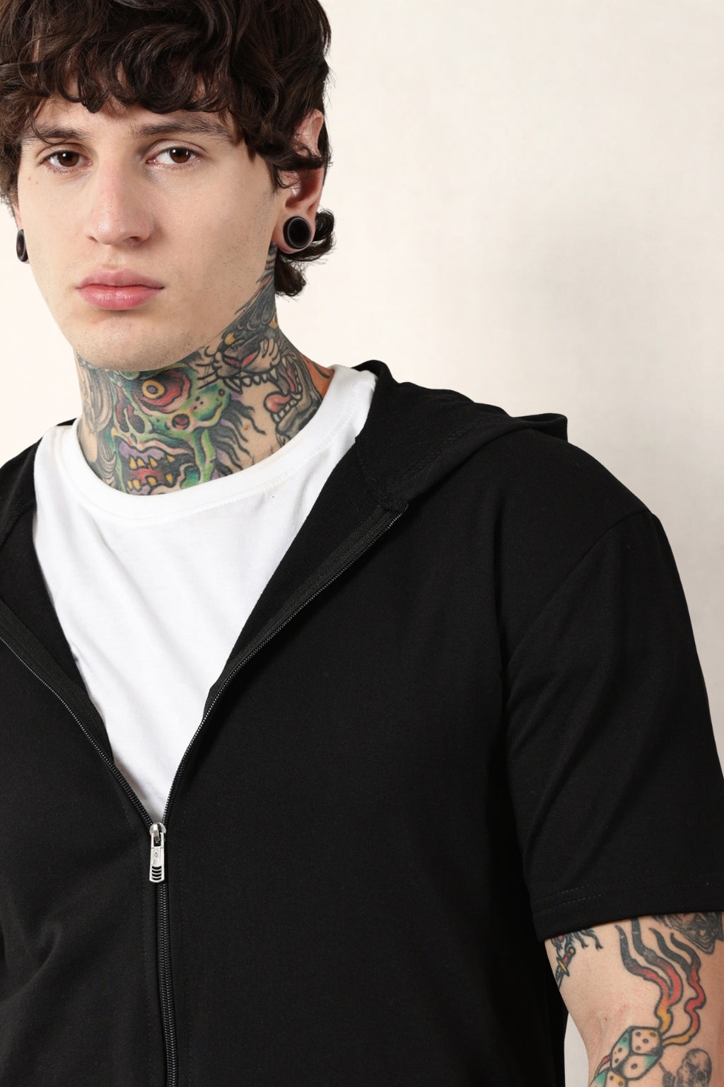 Black Zip Hoodie