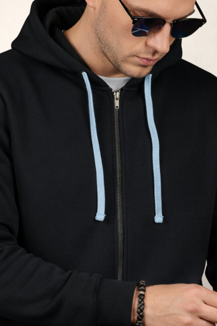 Black Full-Sleeve Hoodie