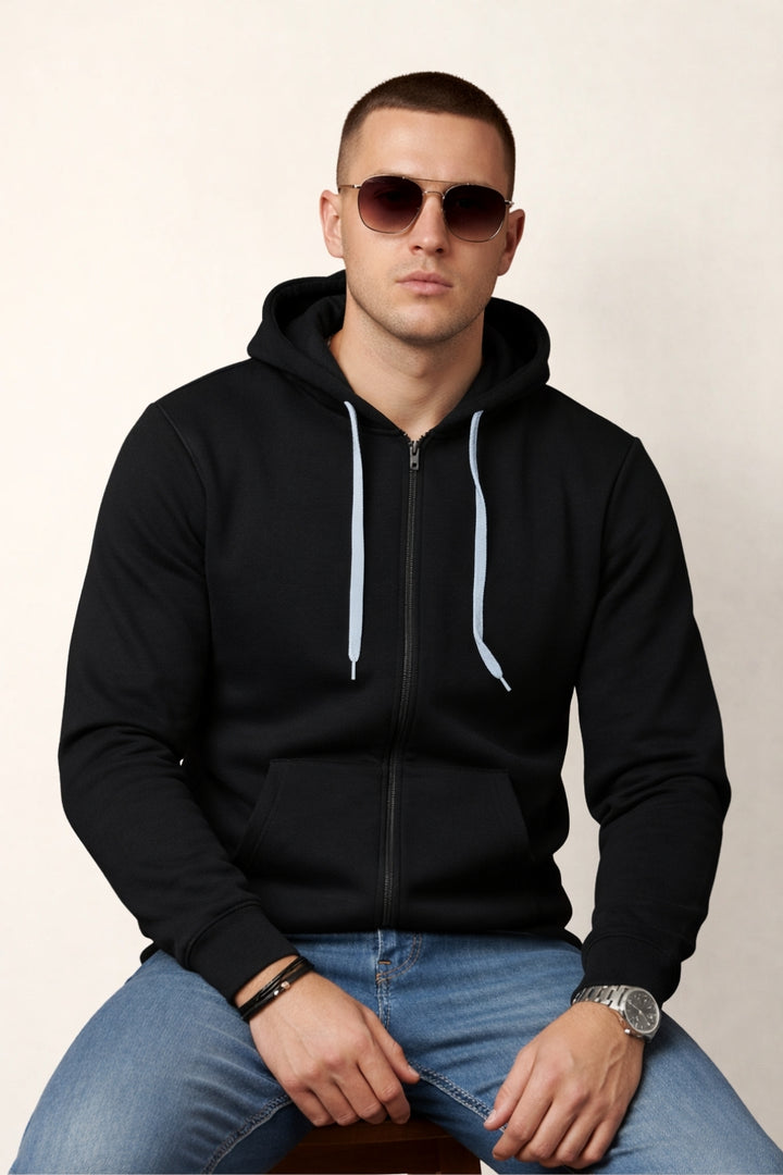 Black Full-Sleeve Hoodie
