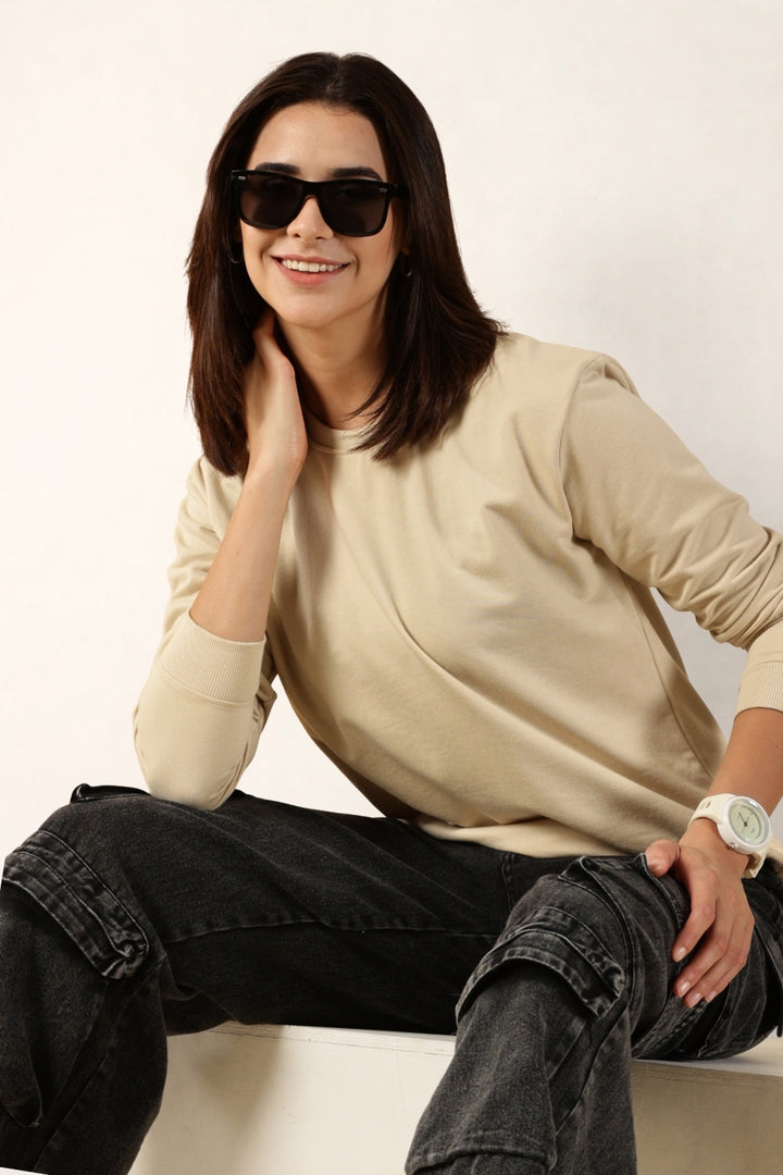 Cream Full-Sleeve for Women