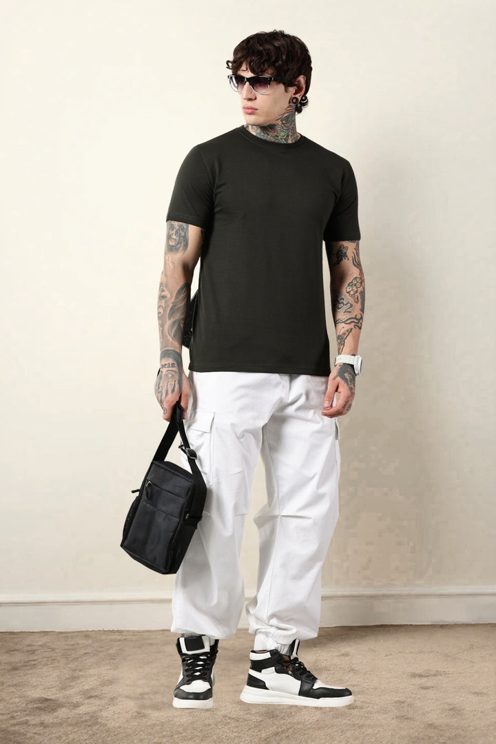Olive Round Neck