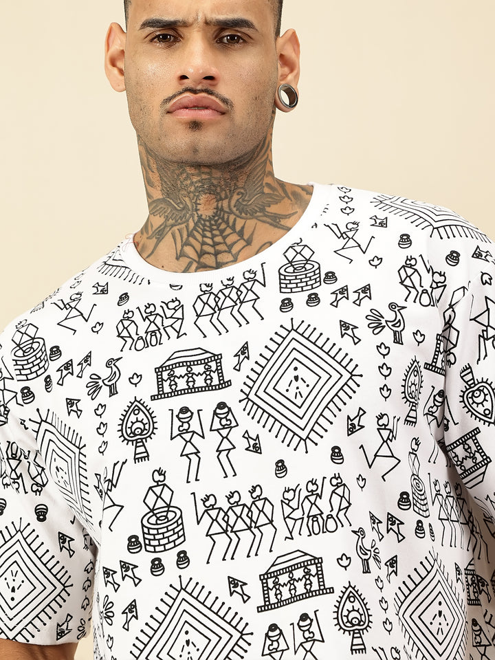 Tribal Rhythm - White