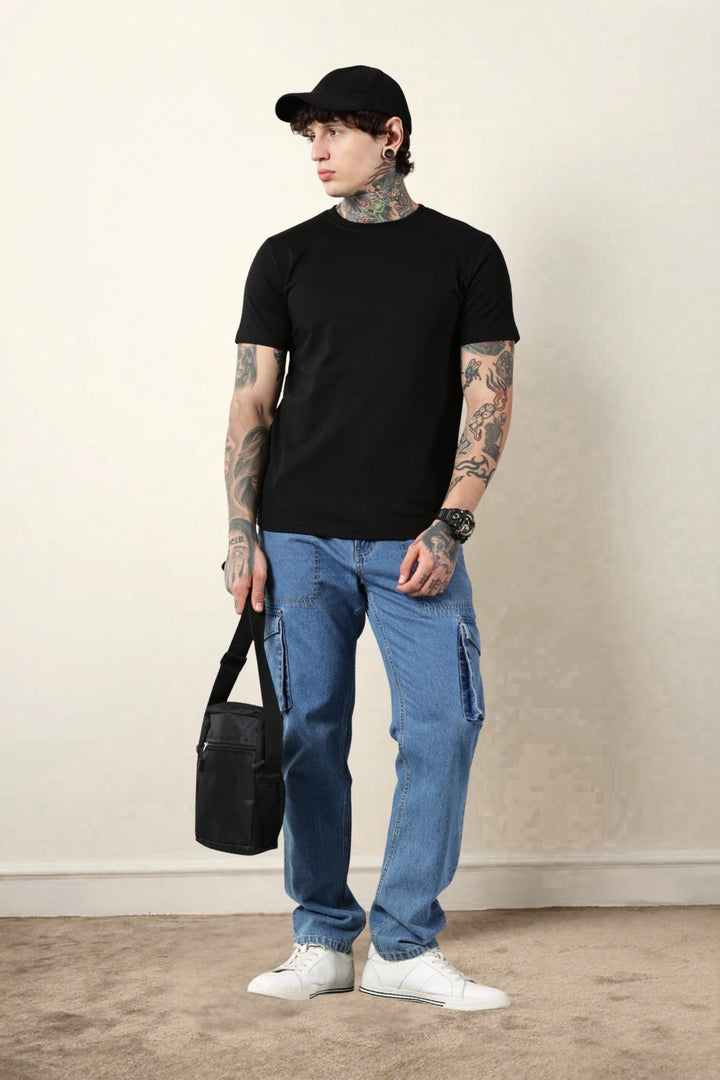 Black Round Neck